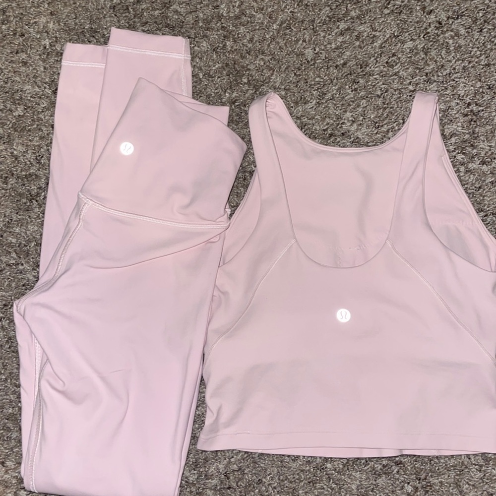 LULULEMON ALIGN Flush Pink Set
